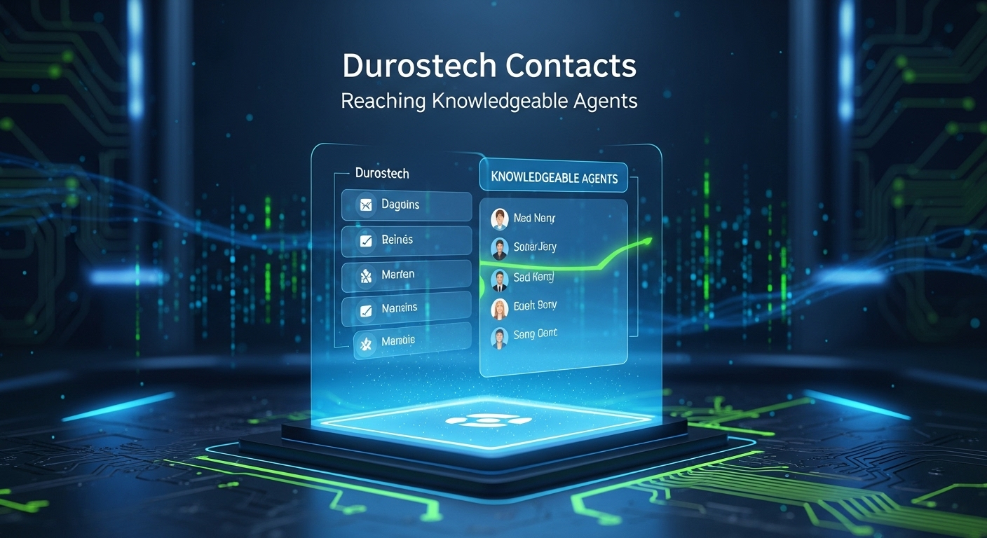Durostech Contacts: Reaching Knowledgeable Agents