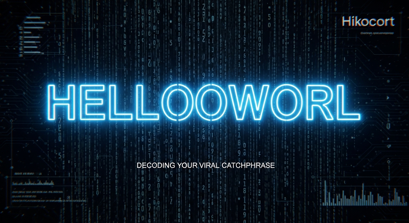 Hellooworl: Decoding Your Viral Catchphrase