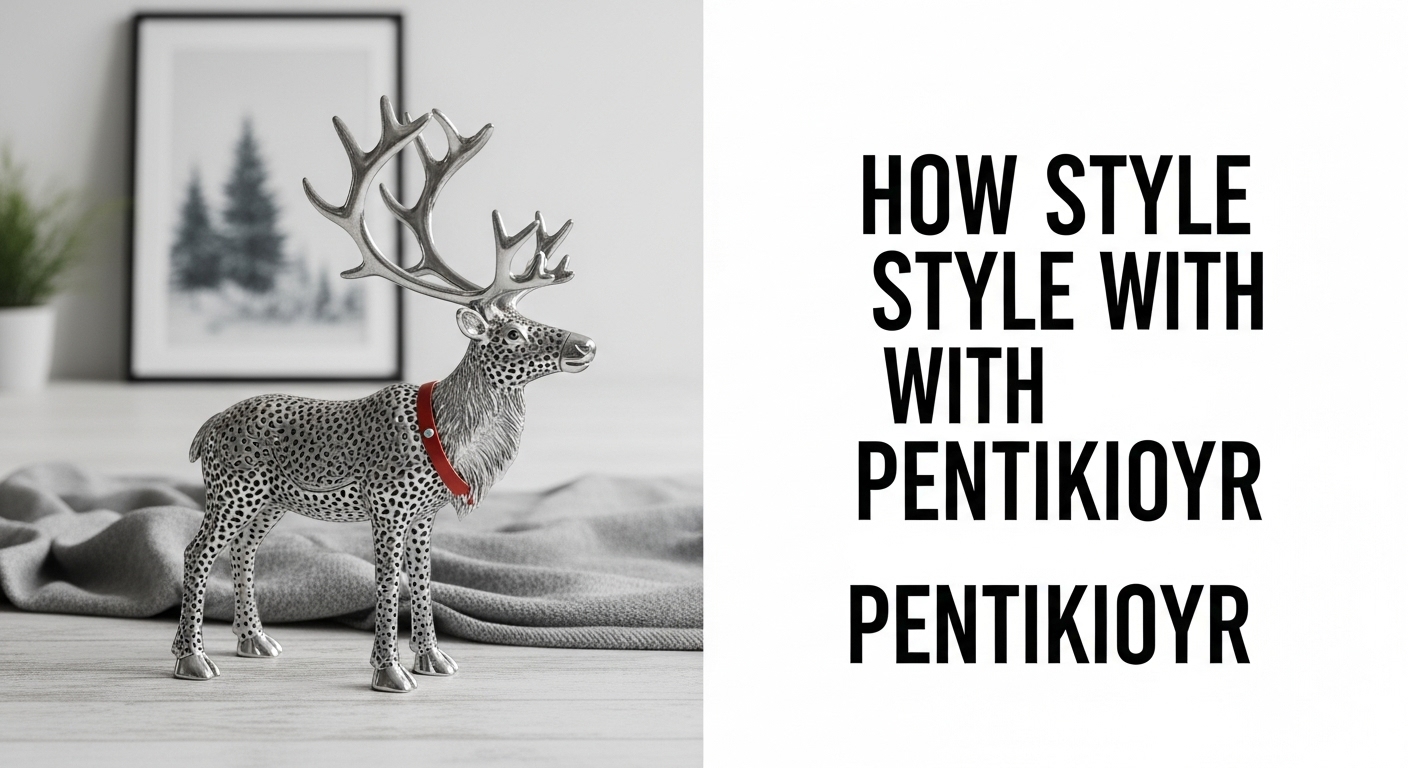 Pentikioyr: How to Style Your Home with Famous Silvered Reindeer