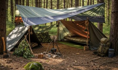 Tarnplanen: Hidden Camp Setups for Bushcrafters
