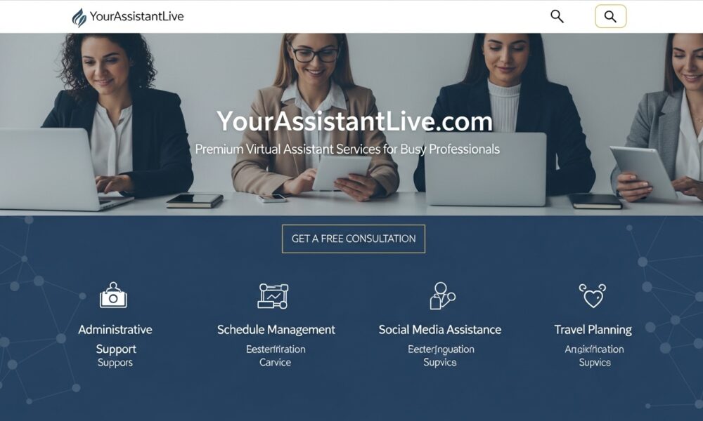 YourAssistantLive com: Premium Virtual Assistant Services for Busy Professionals