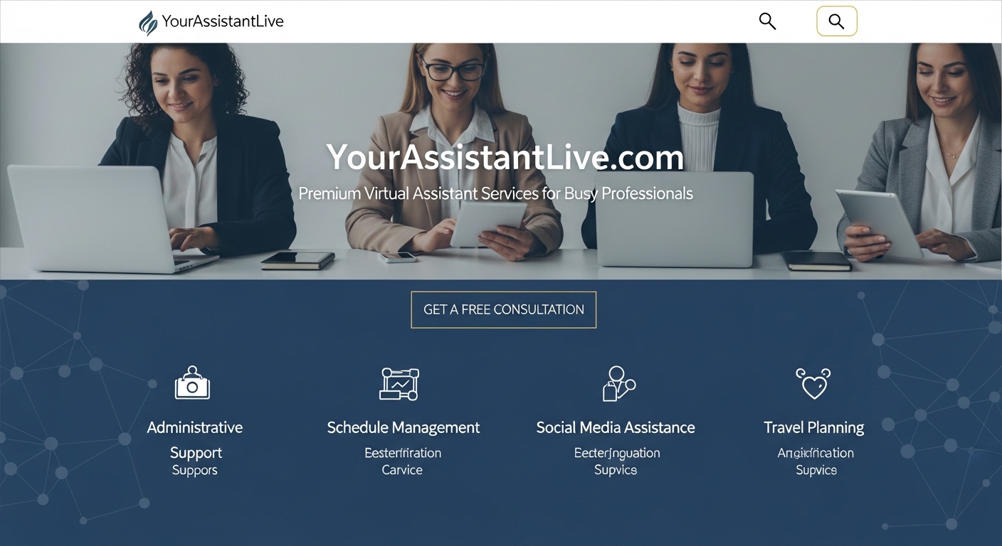 YourAssistantLive com: Premium Virtual Assistant Services for Busy Professionals