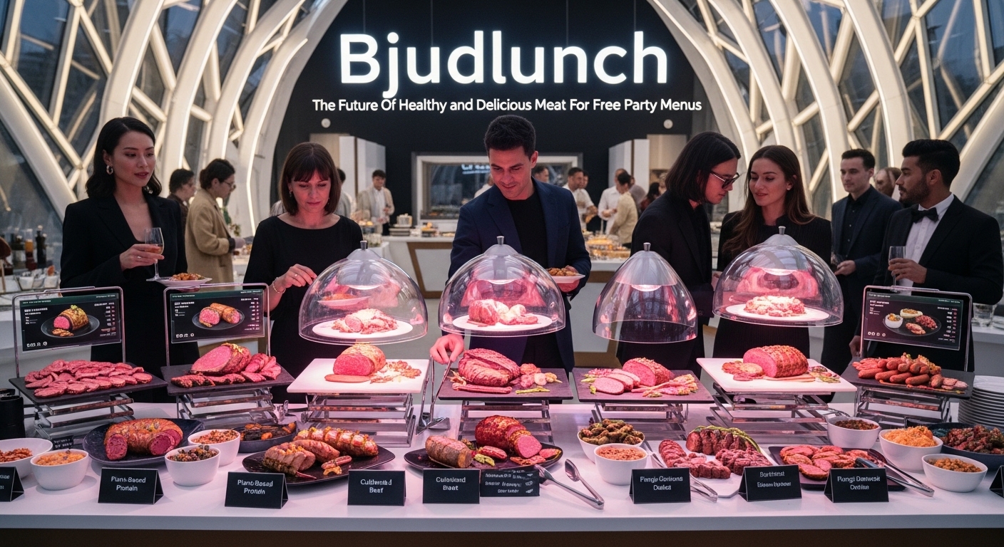 Bjudlunch: The Future Of Healthy and Delicious Meat For Free Party Menus