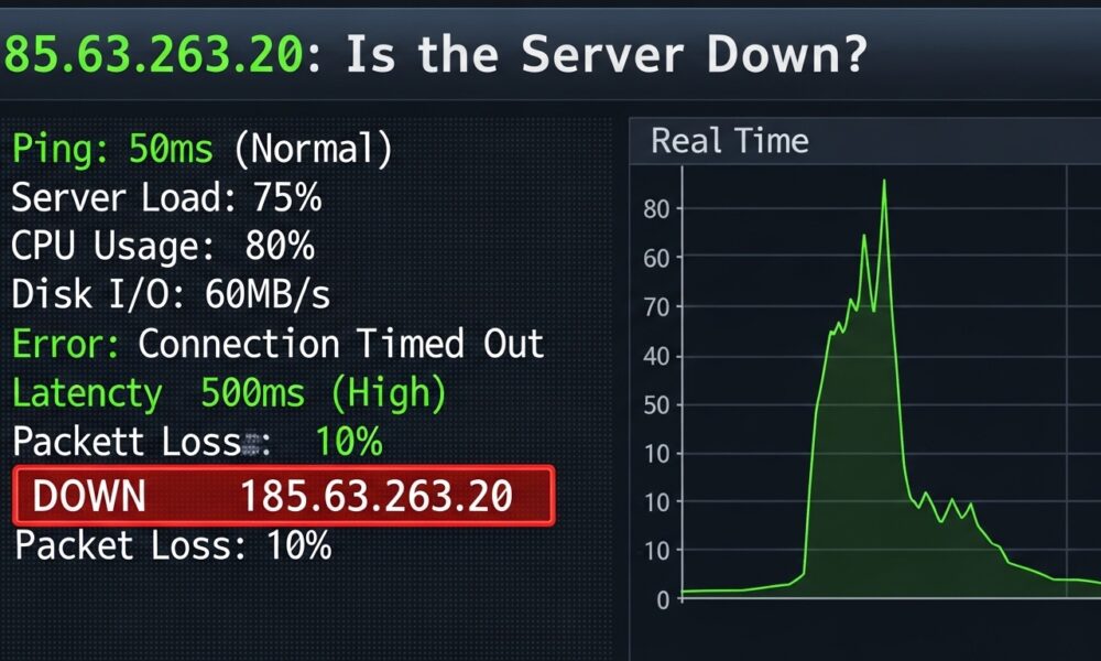 185.63.263.20: Is the Server Down? Current Live Updates