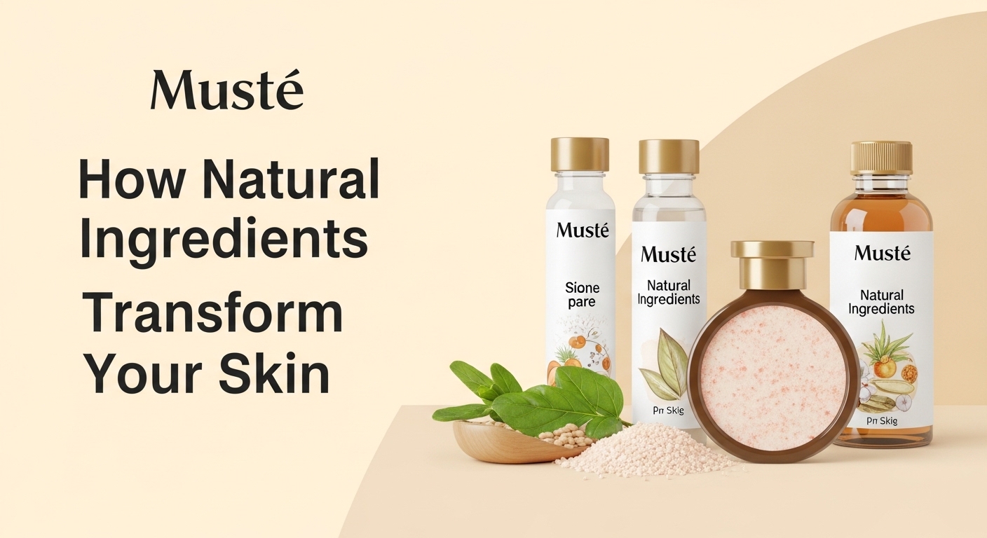 Musté: How Natural Ingredients Transform Your Skin